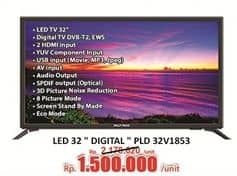Promo Harga Polytron PLD 32V1853 Digital LED TV  - Hari Hari