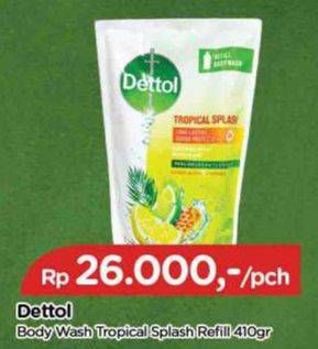 Promo Harga Dettol Body Wash Tropical Splash Citrus Lemon Honey 410 ml - TIP TOP