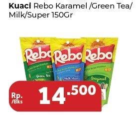Promo Harga REBO Kuaci Bunga Matahari Caramel, Green Tea, Milk, Super 150 gr - Carrefour