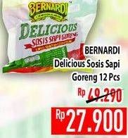 Promo Harga BERNARDI Delicious Sosis Sapi Goreng 12 pcs - Hypermart