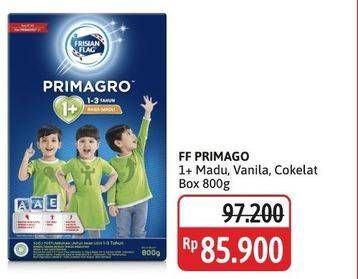 Promo Harga Frisian Flag Primagro 1+ Madu, Vanilla, Cokelat 800 gr - Alfamidi