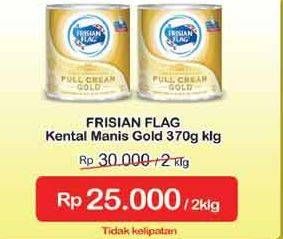 Promo Harga FRISIAN FLAG Susu Kental Manis per 2 kaleng 370 gr - Indomaret