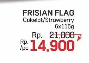Promo Harga Frisian Flag Susu UHT Milky Zuzhu Zazha Chocolate, Strawberry per 6 tpk 115 ml - LotteMart