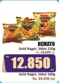 Promo Harga Hemato Gold Nugget Ayam, Stikie 250 gr - Hari Hari