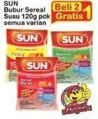 Promo Harga SUN Bubur Sereal Susu All Variants 120 gr - Indomaret