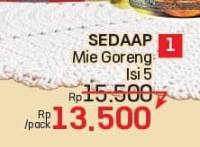 Promo Harga Sedaap Mie Goreng per 5 pcs 90 gr - LotteMart