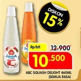 Promo Harga ABC Syrup Squash Delight All Variants 460 ml - Superindo