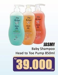 Promo Harga Jasmy Baby Shampoo Head to Toe 850 ml - Hari Hari
