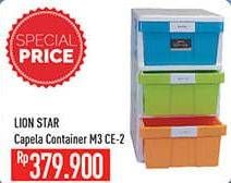 Promo Harga LION STAR Container 3 Susun CE-2  - Hypermart