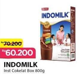 Promo Harga INDOMILK Susu Bubuk Cokelat 800 gr - Alfamart