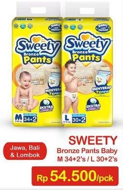 Promo Harga Sweety Bronze Pants M34+2, L30+2  - Indomaret
