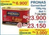 Promo Harga Pronas Corned Beef Regular 198 gr - Indomaret