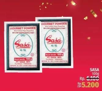 Promo Harga SASA Penyedap Rasa 100 gr - LotteMart