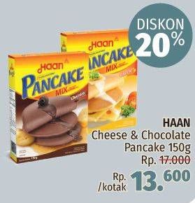 Promo Harga Haan Pancake Mix Cheese, Chocolate 150 gr - LotteMart