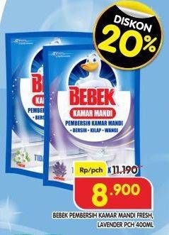 Promo Harga Bebek Bathroom Fresh, Lavender 400 ml - Superindo