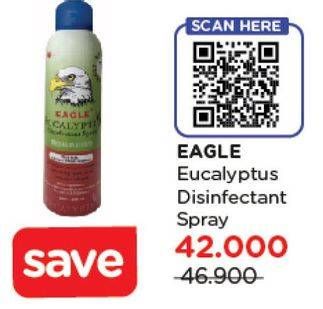 Promo Harga CAP LANG Eagle Eucalyptus Disinfectant Spray  - Watsons