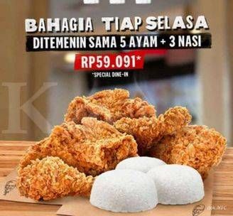 Promo Harga KFC Paket Ayam  - KFC