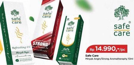 Promo Harga Safe Care Minyak Angin Aroma Therapy Strong 10 ml - TIP TOP