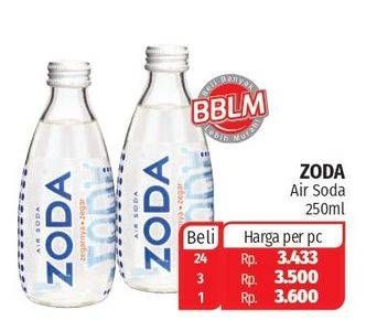 Promo Harga ZODA Air Soda 250 ml - Lotte Grosir