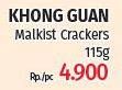 Promo Harga KHONG GUAN Malkist Crackers 135 gr - Lotte Grosir