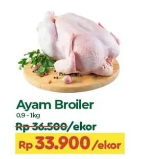 Promo Harga Ayam Broiler 900 gr - TIP TOP
