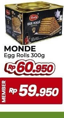 Promo Harga Monde Serena Egg Roll 300 gr - Yogya