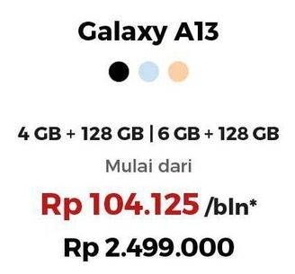 Promo Harga Samsung Galaxy A13 4GB + 128GB, 6GB + 128GB  - Erafone