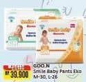 Promo Harga Goon Smile Baby Ekonomis Pants M30, L26 26 pcs - Alfamart