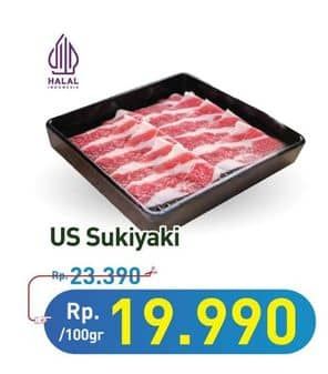 Promo Harga Sapi Sukiyaki US per 100 gr - Hypermart