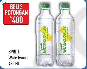 Promo Harga SPRITE Waterlymon per 3 botol 425 ml - Hypermart