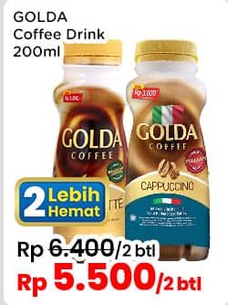 Promo Harga Golda Coffee Drink 200 ml - Indomaret