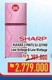 Promo Harga Sharp SJ-237ND | Refrigerator 205ltr  - Hypermart