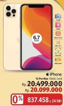 Promo Harga APPLE iPhone 12 Pro Max  - LotteMart