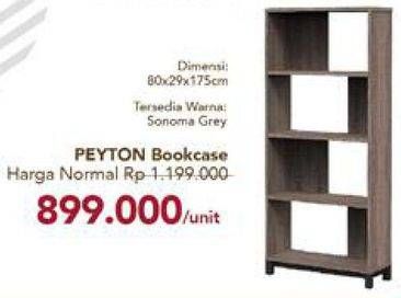 Promo Harga PEYTON Bookcase 80 X 29 X 175 Cm  - Carrefour