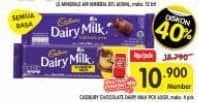 Promo Harga Cadbury Dairy Milk All Variants 60 gr - Superindo