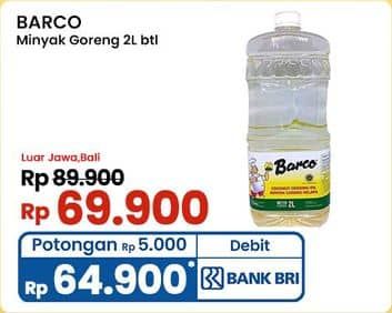 Promo Harga Barco Minyak Goreng Kelapa 2000 ml - Indomaret