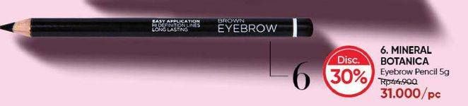 Promo Harga MINERAL BOTANICA Eyebrow Pencil 5 gr - Guardian