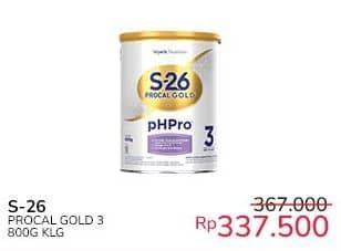 Promo Harga S26 Procal Gold pHPro Tahap 3 800 gr - Indomaret