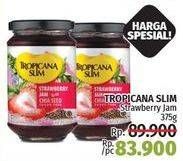 Promo Harga TROPICANA SLIM Selai Strawberry 375 gr - LotteMart
