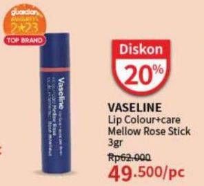 Promo Harga Vaseline Lip Therapy Rosy Lips 4 gr - Guardian