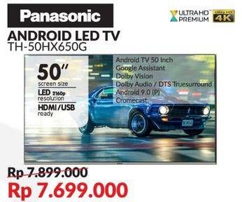 Promo Harga PANASONIC TH-50HX650 | LED TV  - Courts