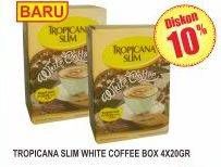 Promo Harga Tropicana Slim White Coffee 4 pcs - Superindo