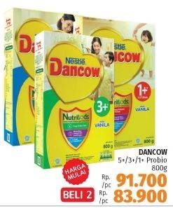 Promo Harga DANCOW Nutritods 1+/3+/5+ per 2 box 800 gr - LotteMart