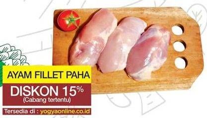 Promo Harga Ayam Fillet per 100 gr - Yogya