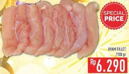 Promo Harga Ayam Fillet per 100 gr - Hypermart