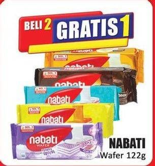 Promo Harga Nabati Wafer 127 gr - Hari Hari