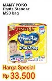 Promo Harga Mamy Poko Pants Xtra Kering M20+2  - Indomaret