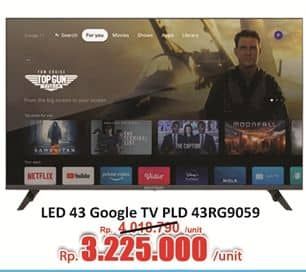 Promo Harga Polytron Smart Cinemax Google TV 43 Inch – PLD 43RG9059  - Hari Hari