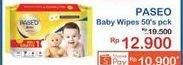 Promo Harga PASEO Baby Wipes All Variants per 2 pcs 50 sheet - Indomaret