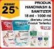 Promo Harga NUVO Hand Wash/ Sanitizer 18-1000ml  - Giant